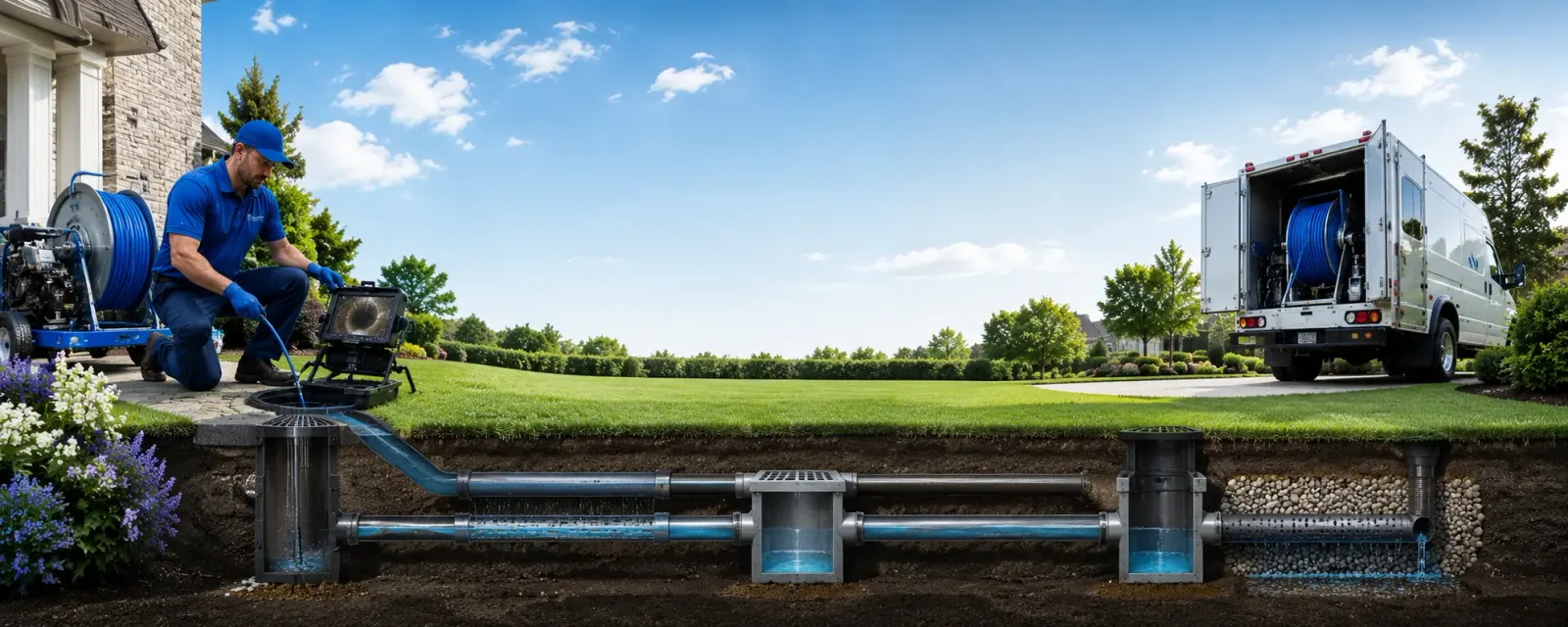 Outdoor drain cleaning information for Ponca, AR